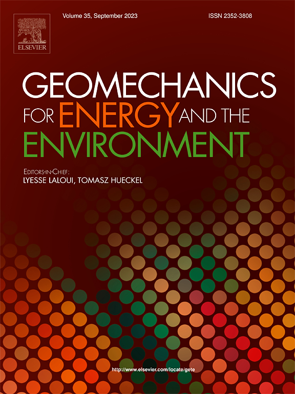 Go to journal home page - Geomechanics for Energy and the Environment